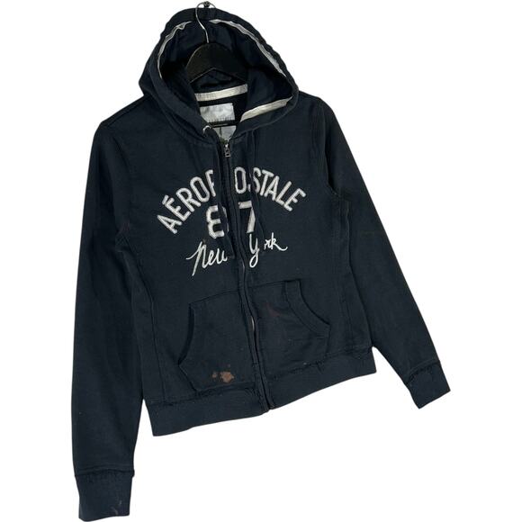 Women's Aeropostale Spellout Full Zip Hoodie - Picture 4 of 8